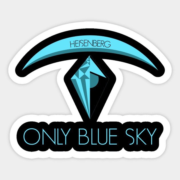 Only Blue Sky Breaking Bad No Man's Sky Sticker by GiovanniSauce